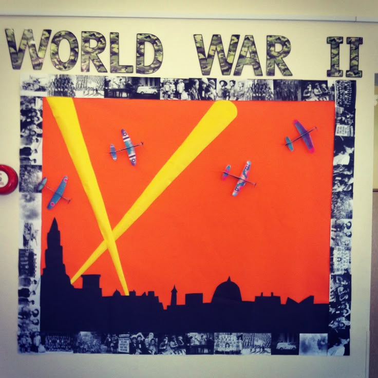 My WW2 classroom display Ww2 Display Ks2, Classroom Art Display, Ks2 Classroom, Teaching Displays, Ww1 Art, World History Classroom, Primary School Art, Class Displays, Display Boards