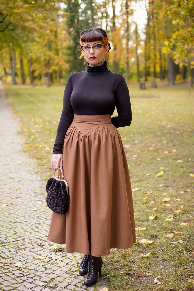 Thanks for @eve_pain wearing Xiaolizi's brown wool skirt. The brown wool skirt made with soft wool blend, it has a polyester lining inner. It is high waist skirt for winter day,  The long vintage skirt has no pockets because of the special waist. Right side zipper made the skirt easy to wear.  we created many women skirt with different style , we like some pleated skirt with longer and bigger hem style, it won't show my hips bigger, make me more elegant. DETAILS * More color https://etsy.me/3wob Chic Brown Maxi Skirt For Fall, Fall Asymmetrical Lined Pencil Skirt, High Waist Lined Skirt For Fall, High Waist Brown Maxi Skirt For Fall, Brown Asymmetrical Skirt For Fall, Fitted Brown Asymmetrical Skirt, Fitted Asymmetrical Brown Skirt, Brown Fitted Asymmetrical Skirt, Winter High Waist Pleated Maxi Skirt