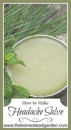 Natural Home Remedies, Headache Salve, Salve Recipes, Natural Healing Remedies, Natural Soaps, Diy Remedies, Eco Living, Natural Therapy, Natural Diy