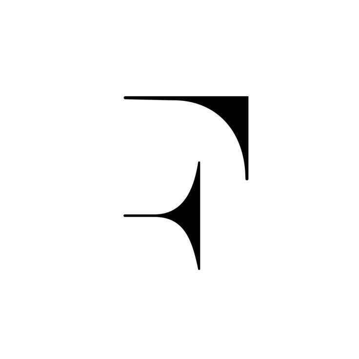 the letter f is made up of black letters