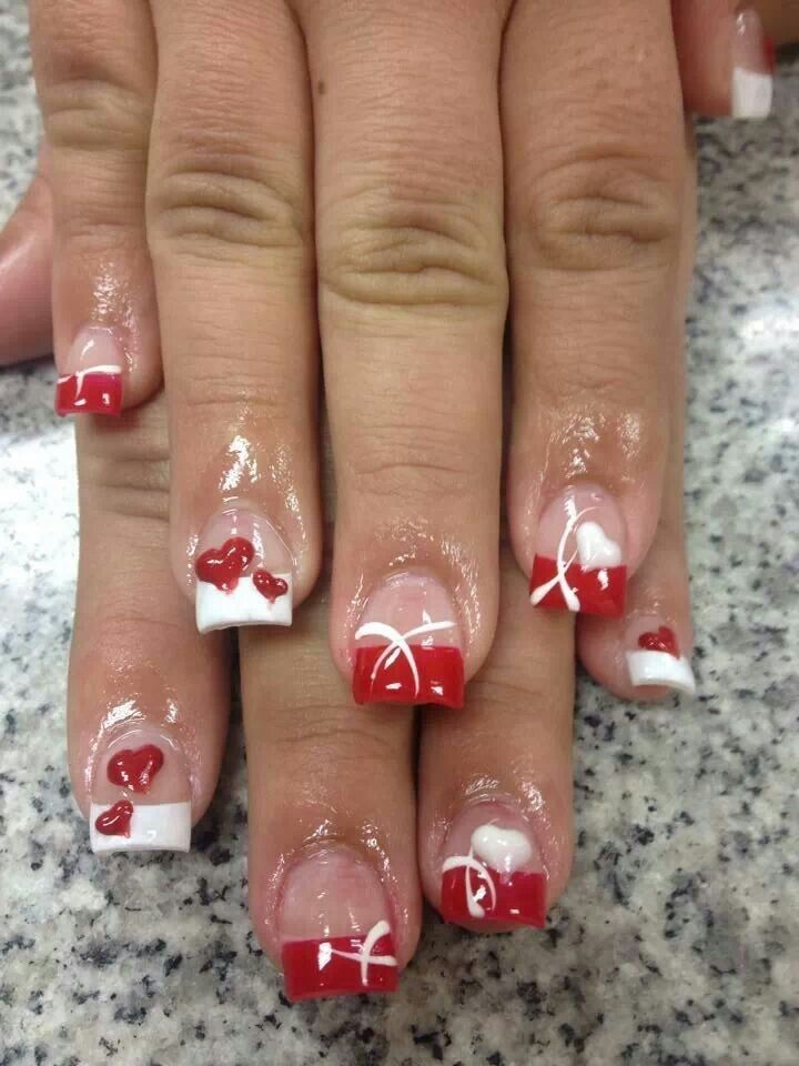 Valentines Nail Art, Valentines Nail Art Designs, Valentines Nail, Valentine Nail, Heart Nail Designs, Red Nail Art, Special Nails, Valentine Nail Art, Apartment Modern