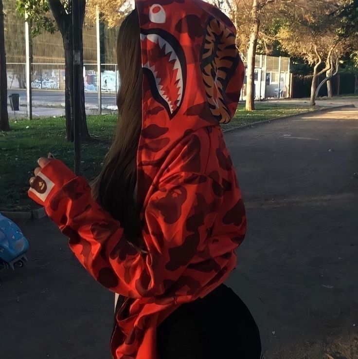 Camo Shark Hoodie, Bape Shark Hoodie, Chica Chola, Bape Outfits, Bape Shark, Bape Hoodie, Shark Hoodie, Hoodie Pants, Face Graphic