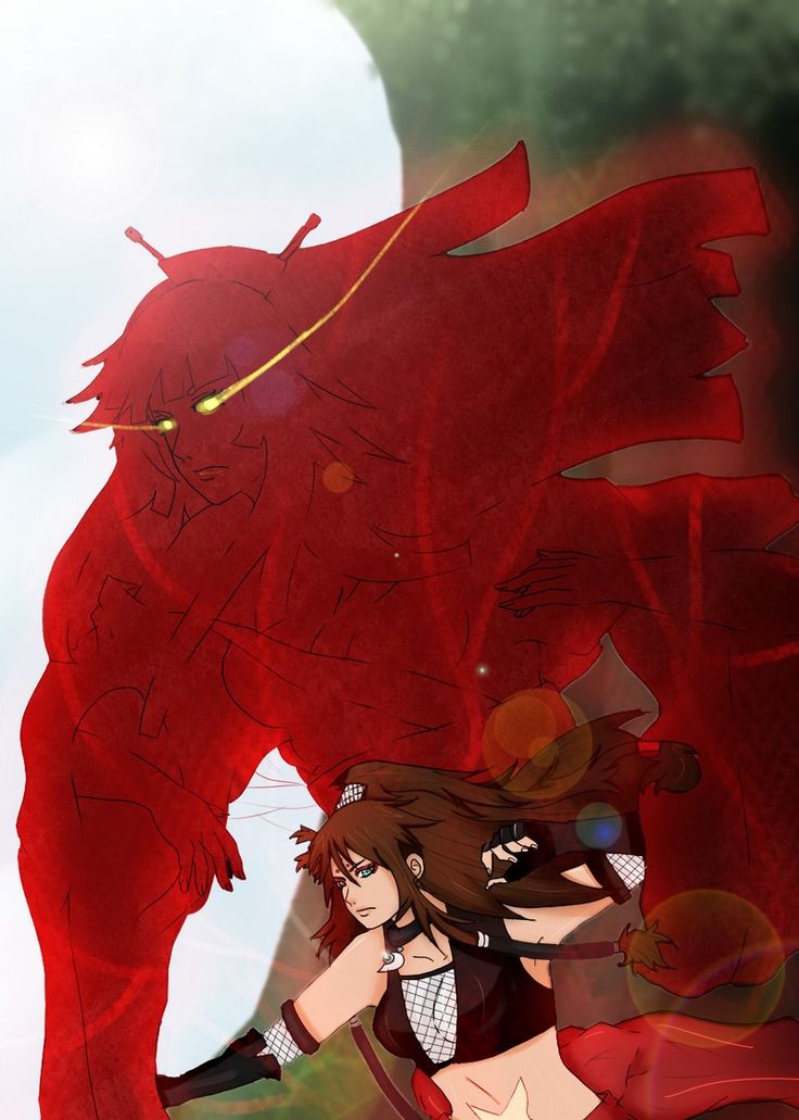 two anime characters are standing in front of a giant red dragon, with their arms around each other