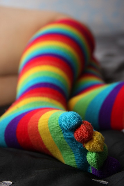 felt funny when first put on Kid Life, Rainbow Socks, Pippi Longstocking, Colorful Images, Wonder Years, Knee Highs, Seventeen Magazine, School Memories, 90s Childhood