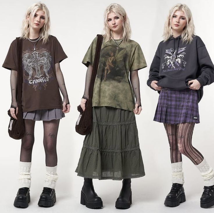 Forest Grunge, Japan Fits, Sick Fits, Minga London, Grunge Clothes, 일본 패션, Style Bundle, Girl Fashion Style, New Rock