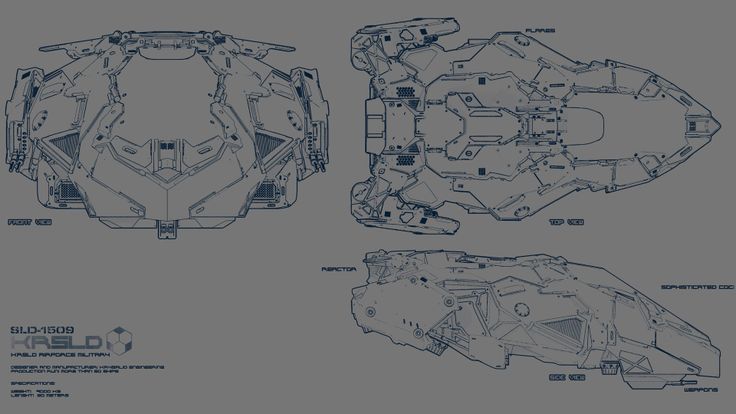 some blueprints of the spaceship from star trek