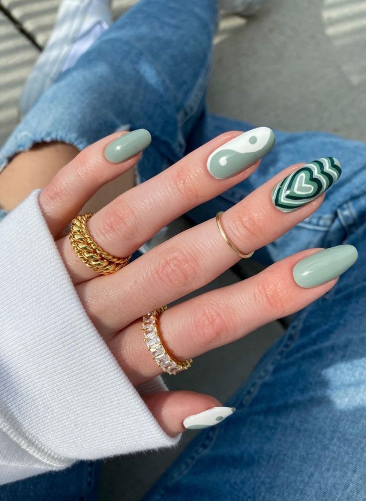 20 AFFORDABLE SHEIN CLOTHING PICKS [APRIL 2021] Top Ideas, Acrylic Nails Coffin Short, Short Acrylic Nails Designs, Funky Nails, Pretty Acrylic Nails, Short Acrylic Nails, Best Acrylic Nails, Cute Acrylic Nails, Green Nails