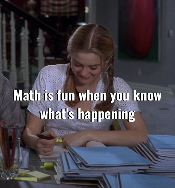 Math is fun when you know what's happening Maths Girls Motivation, Math Tips Study, Math Romanticized, Maths Study Motivation, Math Study Motivation, Math Girl Aesthetic, Studying Math Aesthetic, Math Motivation, Math Girl