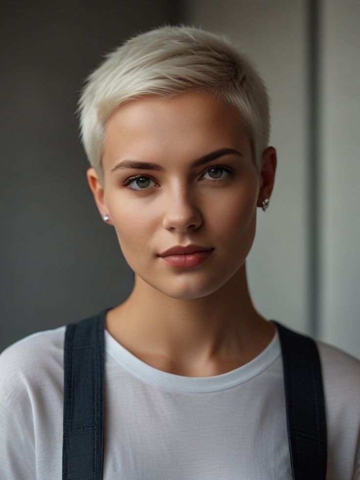 Short Haircut For Women, Short Bob Pixie, Women Short Bob, Bob Pixie Cut, Super Short Haircuts, Haircut For Women, Bob Pixie, Chemo Hair, Chic Short Hair