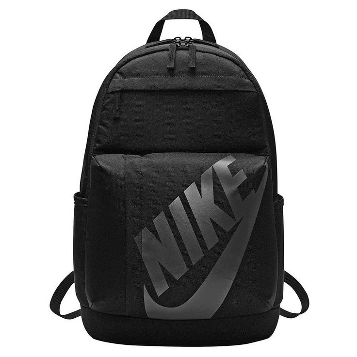 Nike Sportswear Elemental Backpack, Black/Black/Anthracite Nike Elemental Backpack, Backpack Nike, Mochila Nike, Backpack Ideas, Black Backpacks, Sport Backpack, Nike Apparel, Sport Equipment, Nike Backpack