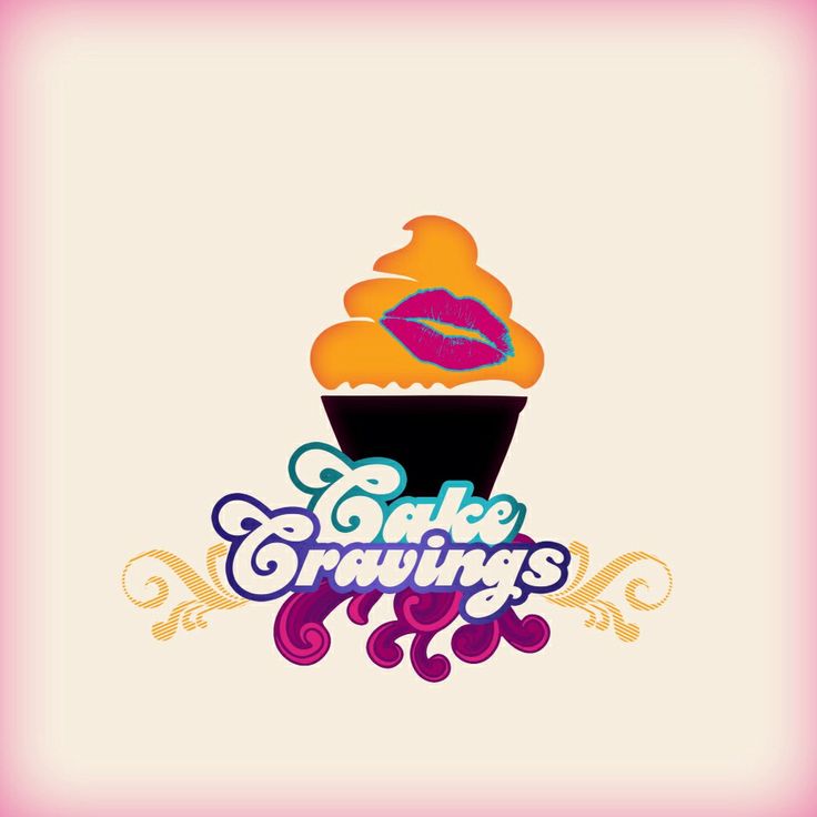 the logo for cake drawing, which is designed to look like a cupcake