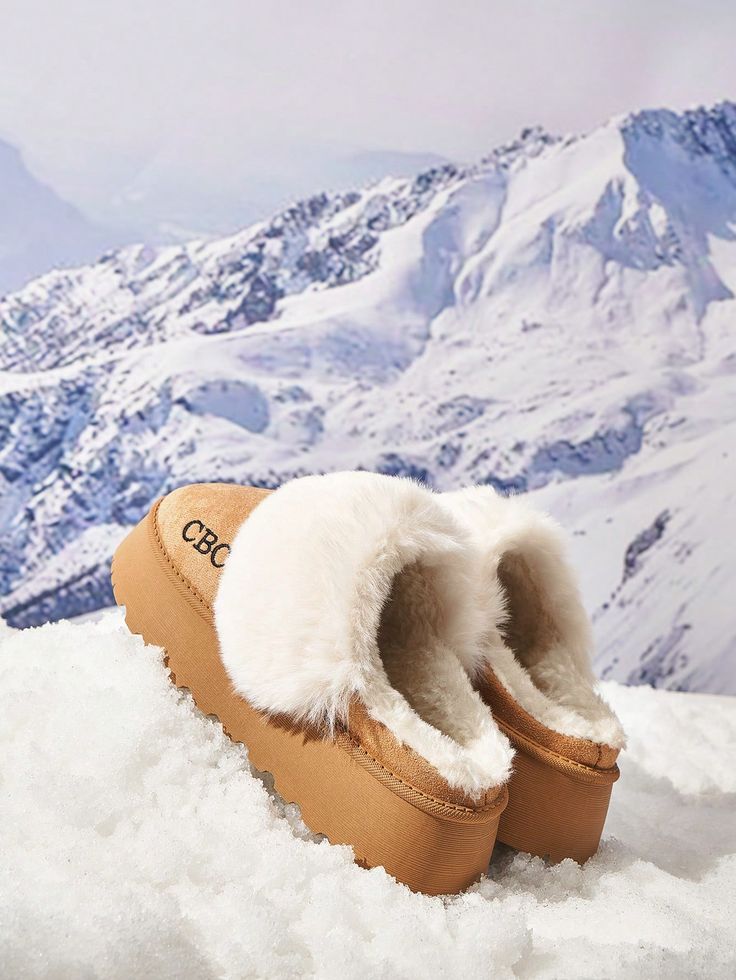 Women's Fashionable Comfortable Anti-Slip Warm Snow Boots, 2024 New Fall/Winter Thick Sole Closed Toe Mules Fall New Year Holiday Brown         Women Shoes, size features are:Bust: ,Length: ,Sleeve Length: Boots 2024, Women Snow Boots, Warm Snow Boots, Brown Fall, Snow Boots Women, Outdoor Shoes, Mid Heel, Outdoor Woman, Maternity Bag