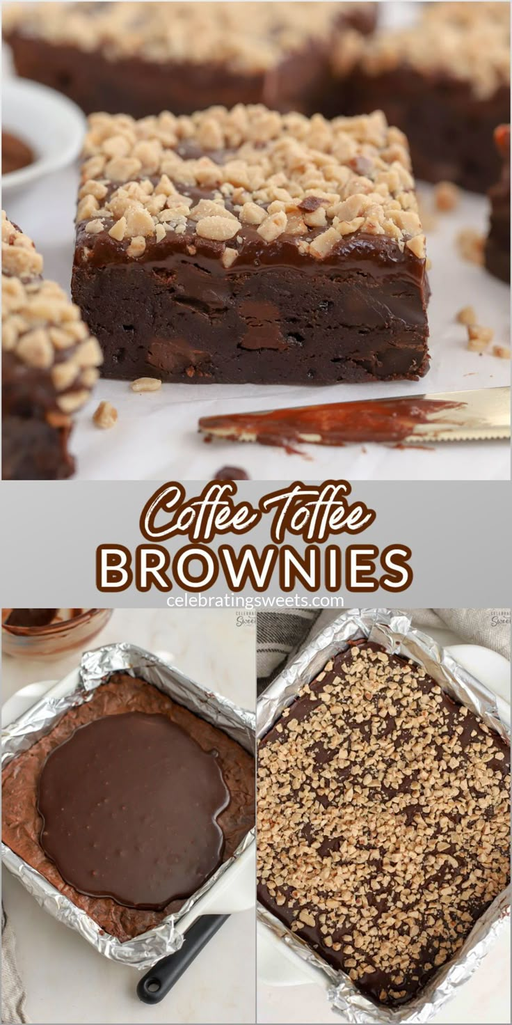 Mocha Bars Recipe, Unique Brownie Recipes, Coffee Ganache, Blondies Recipes, Yummy Things To Bake, Celebrating Sweets, Portable Dessert, Coffee Brownies, Brownie Desserts Recipes