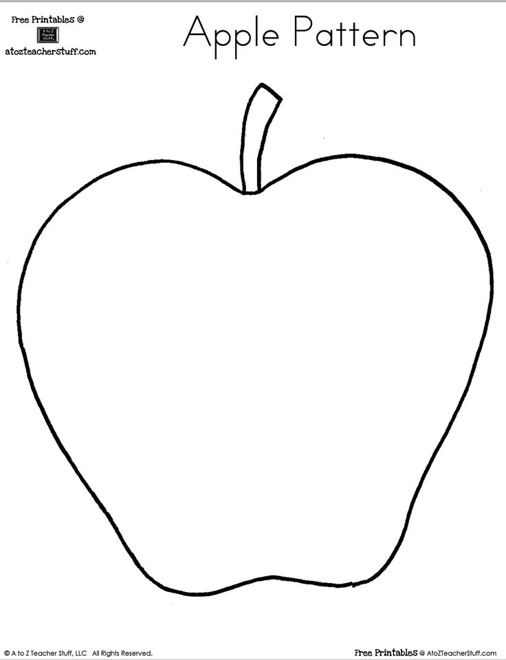 an apple is shown with the word apple pattern in it's center and bottom corner