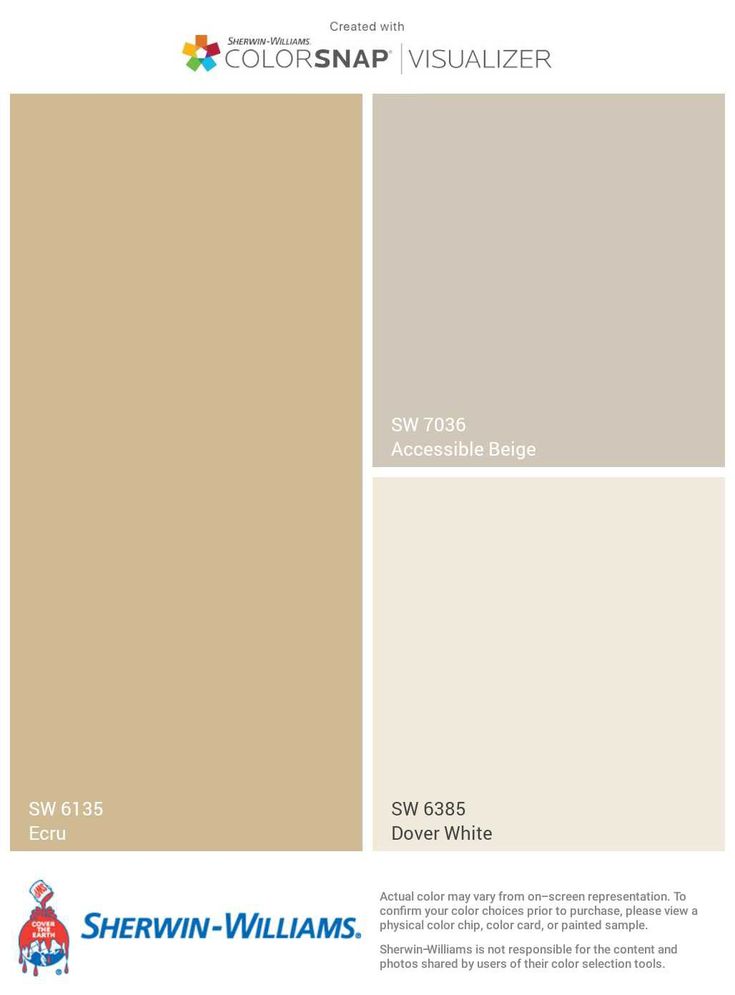 the color scheme for sherylin williams's paint swatches, which are neutral and