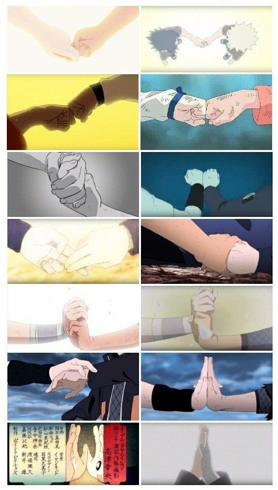 many different images of hands holding each other