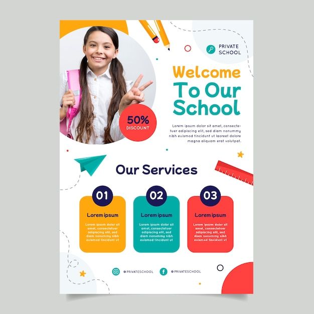 Academy Poster Design Ideas, Graphic Design School Poster, Timeline Kindergarten, Poster Design Inspiration School, Educational Poster Design Inspiration, Language Poster Design, Information Poster Design, Study Poster Design, Education Poster Design Ideas