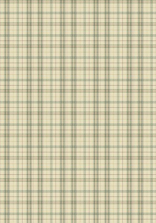 a beige and green plaid fabric