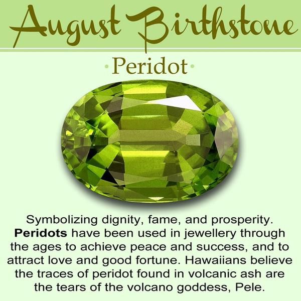 August Birthstone of the Month- Peridot Astrology Gemstones, Zodiac Birthstones, Birth Gems, Birthstones Meanings, August Flower, August Leo, Birthstone Chart, Australian Jewellery, Birth Stones