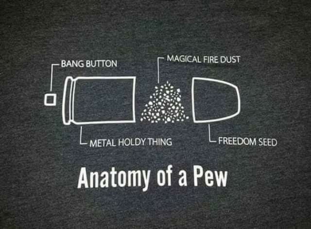 the anatomy of a pew t - shirt with instructions on how to use it for cooking