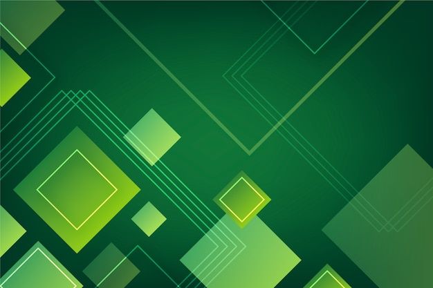 an abstract green background with squares and rectangles