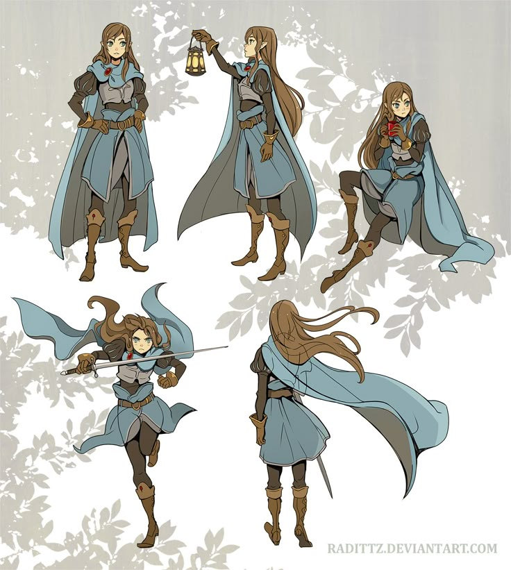 some character designs from the video game fire emblem