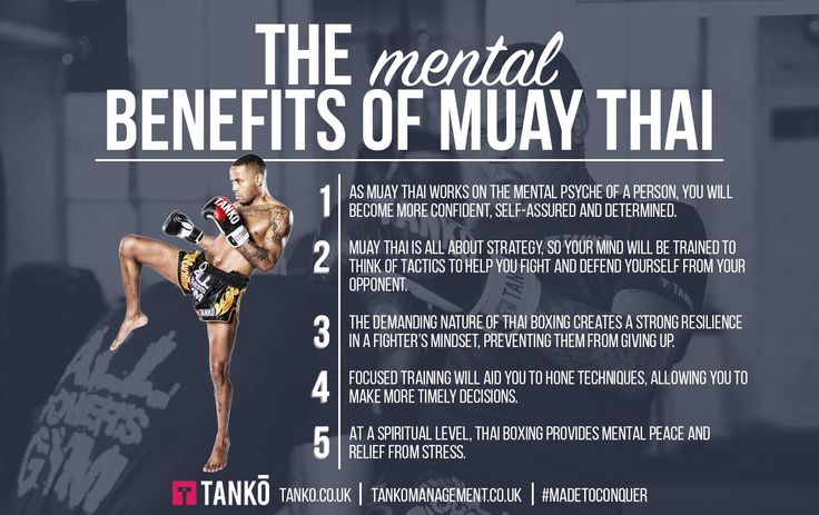 the mental benefits of muay thai kickbox training image description is in full text