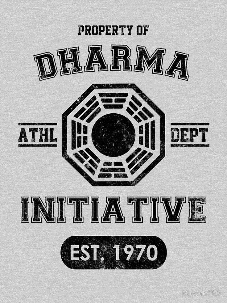 the logo for property of dharma athl intativeve, est 1970