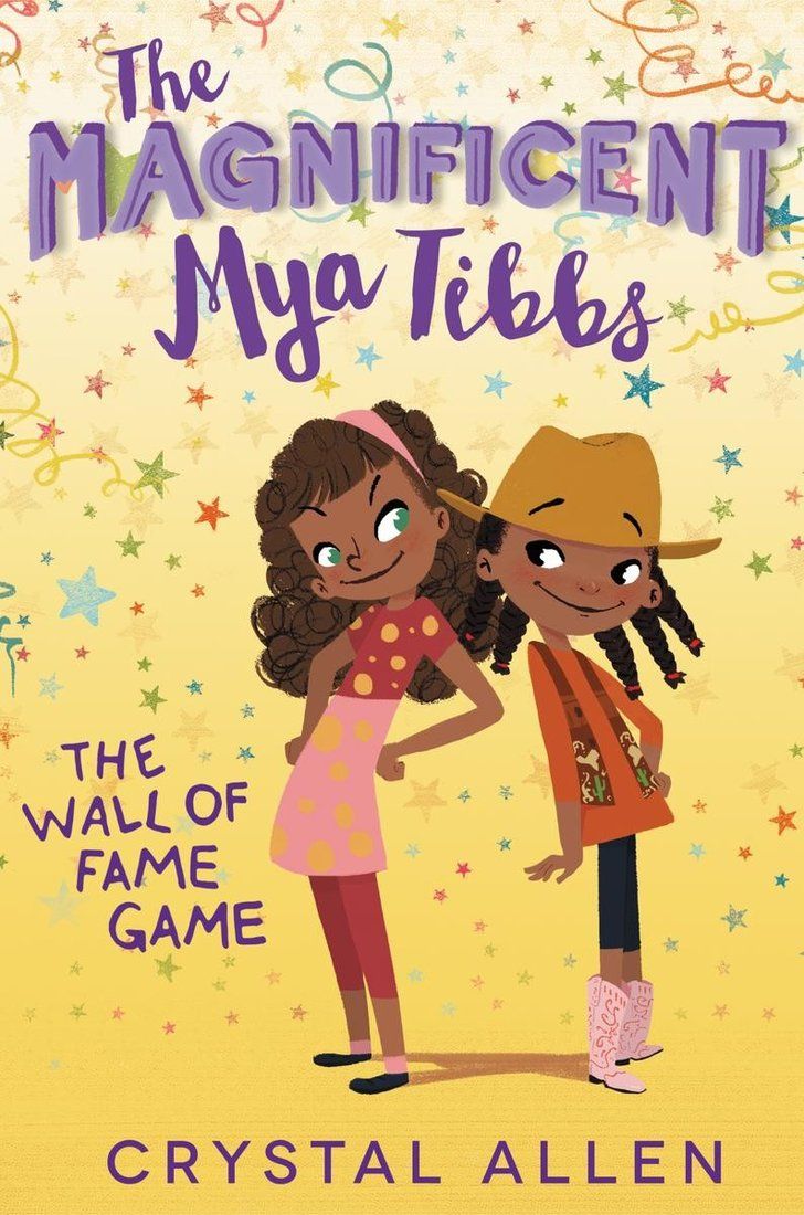 the magnificent mya tibs book cover with two girls standing next to each other