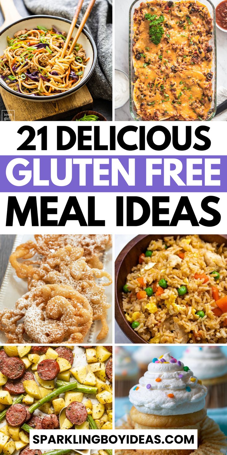 Discover delicious gluten free meals that everyone will love! From easy gluten free recipes perfect for busy weeknights to healthy gluten free dinners, we've got you covered. Dive into our quick gluten free breakfasts, comforting soups, and gluten-free vegan recipes. Looking for healthy snacks on the go or indulgent gluten free desserts? Find those here too! Whether you're meal-prepping or searching for the perfect gluten-free pasta recipes, our pasta recipes are sure to inspire. Cheap Gluten Free Recipes, Gf Food Recipes, Gluten Free Recipes For Dinner Easy, Gluten Free Meals Easy, Gluten Free Rice Recipes, Quick Gluten Free Dinner, Cheap Gluten Free Meals, Gluten Free Recipes Healthy, Gluten Free Pasta Recipes