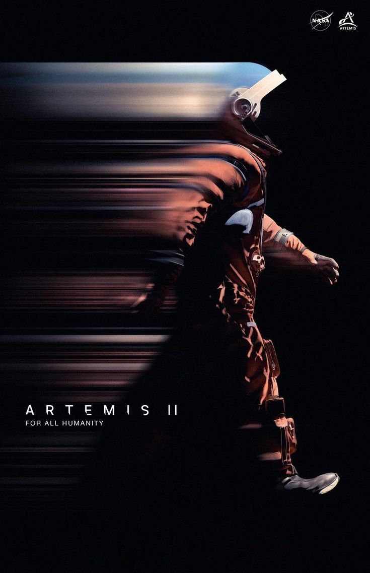 the poster for artemus ii is shown in motion