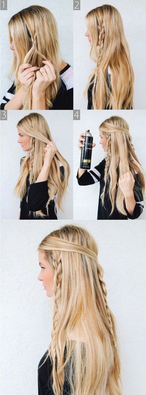 Messy Braided Hairstyles, Hippie Braids, Barefoot Blonde, Skirt Maxi, Braided Hairstyles Tutorials, Kate Hudson, Boho Hairstyles, Hair Envy, Hair Dos