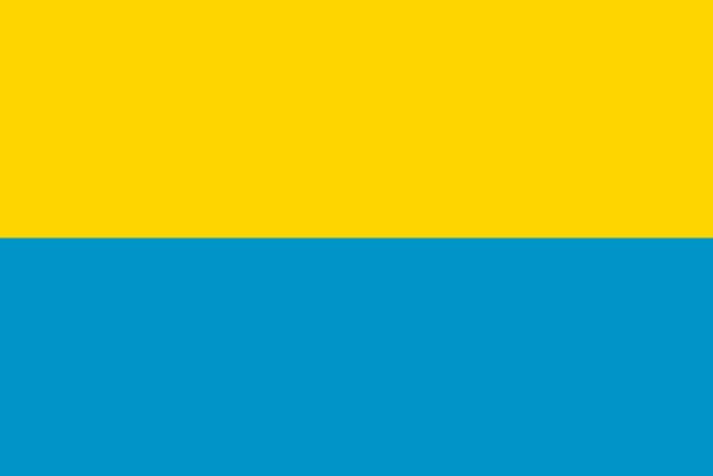 the flag of ukraine is blue and yellow