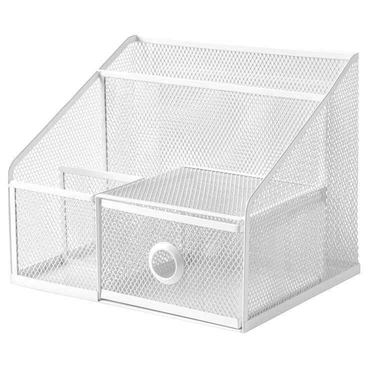 a clear plastic drawer with two drawers