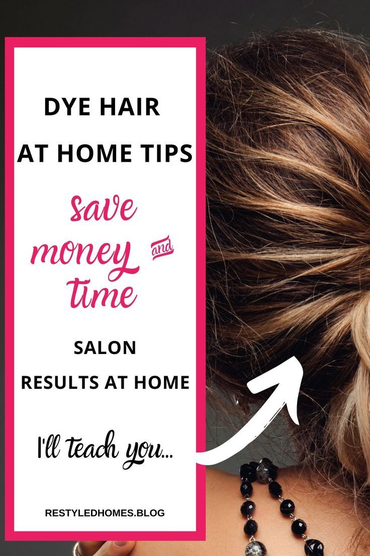 a woman's hair is shown with the words save money time salon results at home i'll teach you