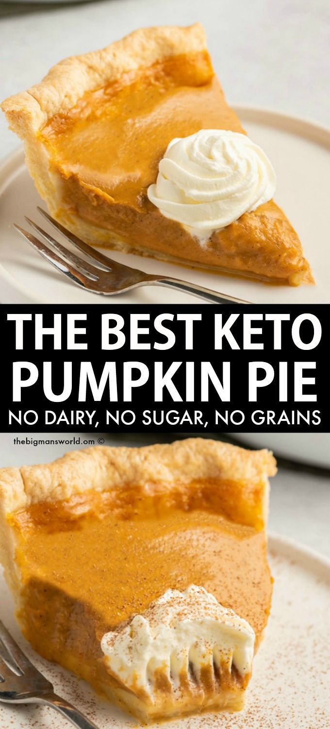 the best keto pumpkin pie no dairy, no sugar, no grains