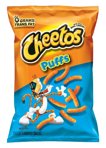 cheeto's puffs cheese flavored snacks