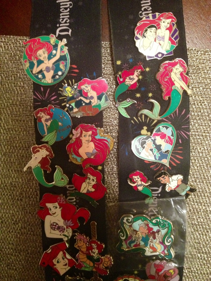 Disney the little mermaid pins !I NEEEEEEEEEEEED THEEEEEEEEEEEEEEEEEEEM AAAAAAAAAAAAAAAAAAAAAAAAAAAAAALLLLLLLLLLLLLLLLLLLL!!!!!!!!!!!!!!!!!!!!!!!! Pin Jacket, Disney Lanyard, Disney Trip Outfits, Disneyland Pins, Disney Pins Trading, Disney Pin Collections, Mermaid Pin, Alternative Disney, Disney Merch