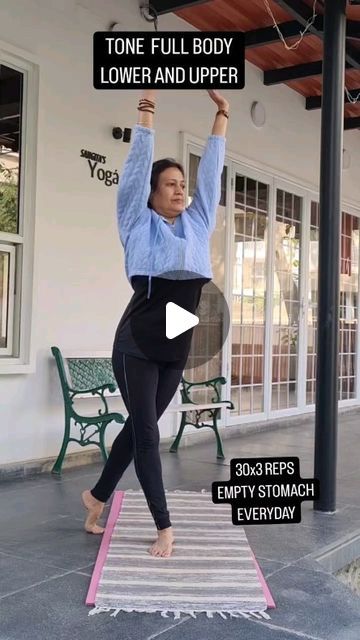 sangitasyogasutra on Instagram: "BURN BELLY FAT AND TONE YOUR LOVE HANDLES!!! 
 ONE DRILL FOR THE WHOLE BODY!!!

Practice this drill for 10 minutes daily and notice the change.... it is a killer and you will love the result😍
Let me know what more will you like to see...

You can WA on +919323392546 to join my yoga class everyday Mon to Fri IST 7.30am to 8.30am
and practice daily with me.
.
.
#ToneWithYogaJourney #MindfulToningPractice #YogaSculptChallenge #StongBodyYogaFlow #ToneUpYogaSeries #YogaForTonedBody #FitYogaJourney #MuscleBuildingFlow #YogaMuscleStrength #YogaStrengthChallenge #VirtualYogaLearning #ToningYogaFlow #YogaToningChallenge #StrengthFlowYoga #YogaForMuscleJourney #EmpowerWithYoga #StrongerYogaPractice #YogaStrengthSeries #StrongYogaJourney #VirtualYogaCommunity #Virtua Body Practice, Yoga Muscles, Yoga Sculpt, Yoga Exercises, Yoga Community, Love Handles, Burn Belly Fat, Whole Body, Yoga Flow