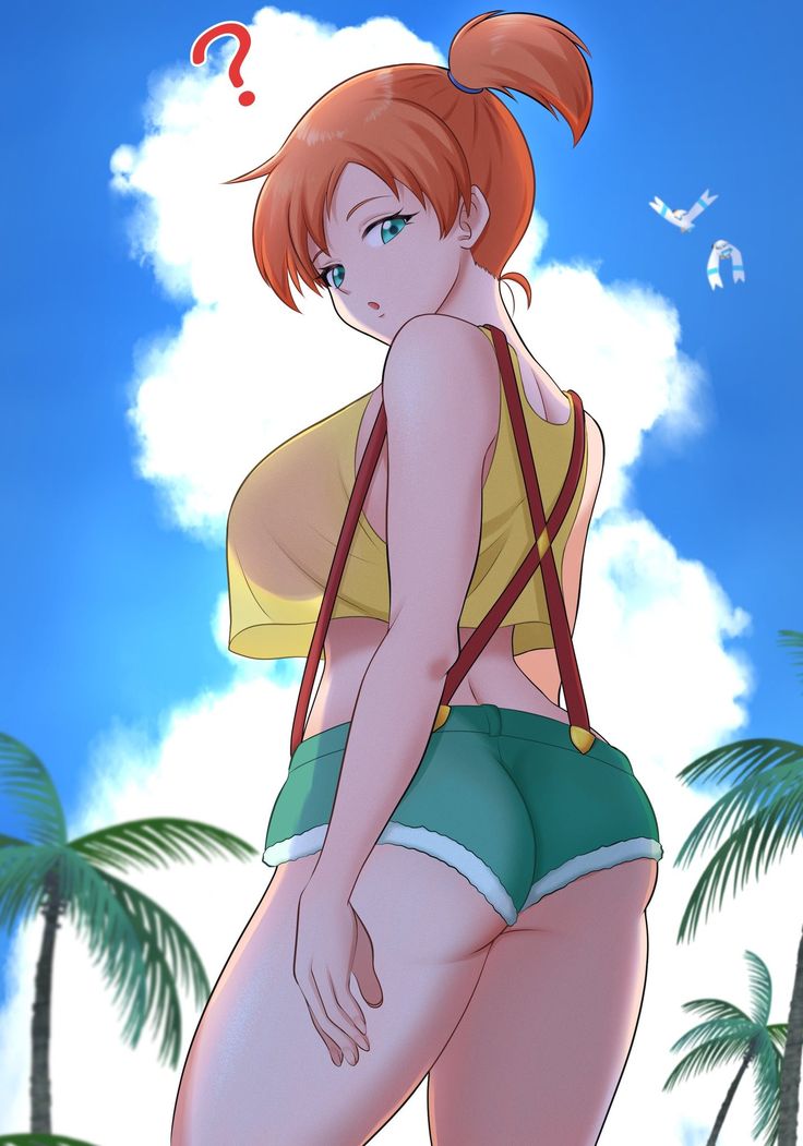 Pokemon Women, Misty From Pokemon, Ash And Misty, Pokemon Waifu, Cyberpunk Anime, Pokemon Red, Pokémon Master, Anime Cover Photo, Anime Character Drawing