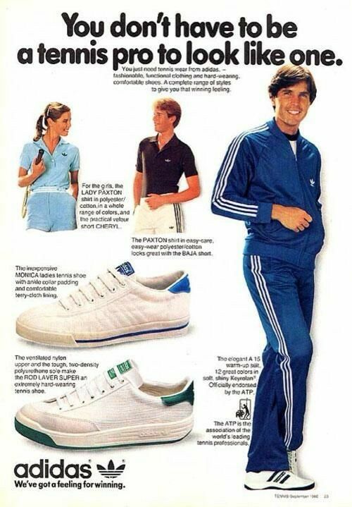 Adidas Ads, Adidas Ad, Look 80s, Tennis Dresses, Adidas Retro, Ladies Tennis, Look Adidas, Adidas Tennis, Activewear For Women