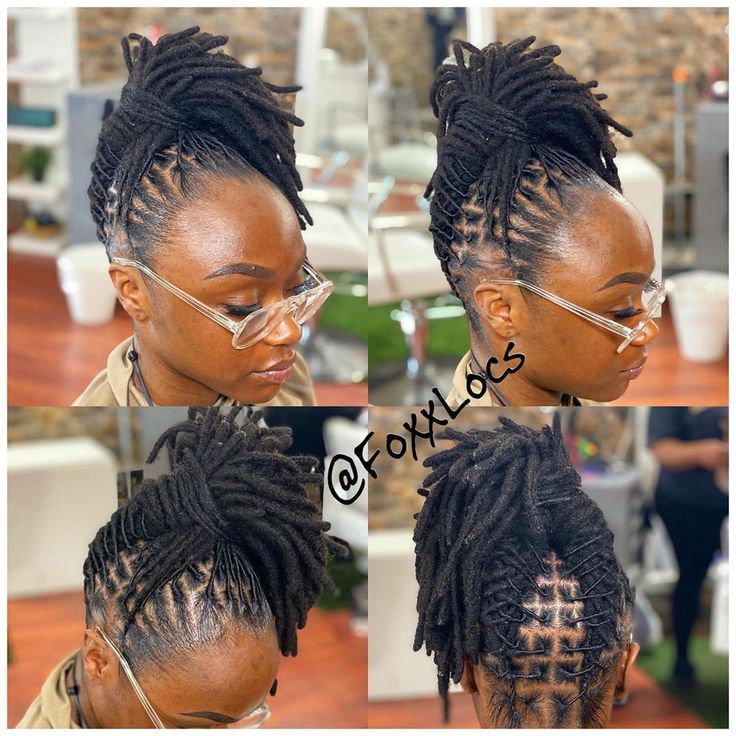 Dreads Short Hair, Short Dreadlocks Styles, Dreads Styles For Women, Loc Updo, Beautiful Dreadlocks, Short Locs Hairstyles, Faux Locs Hairstyles, Dreadlock Style, Dreadlock Styles