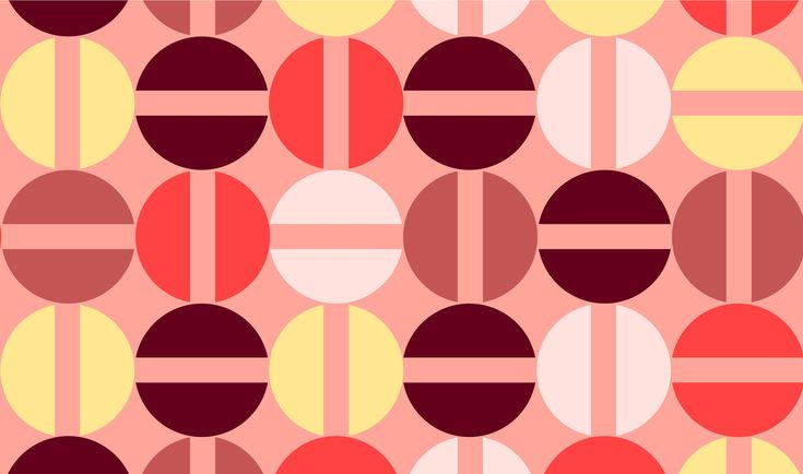 an abstract pattern with circles and stripes