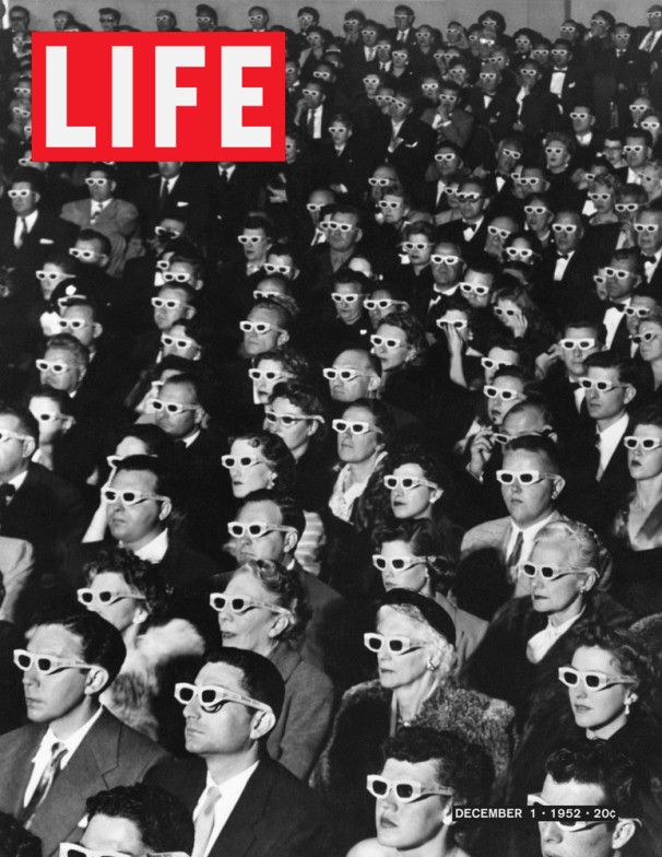 a large group of people wearing sunglasses with the words life on them in front of them