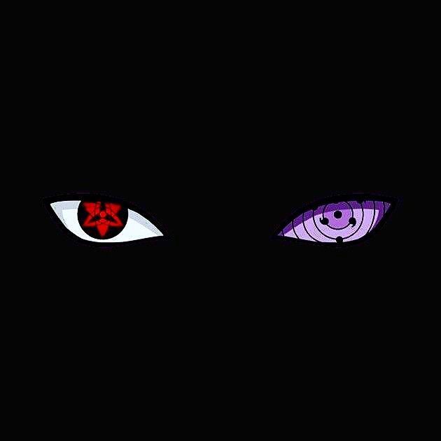 an evil looking cat's eyes with red and purple irises in the dark