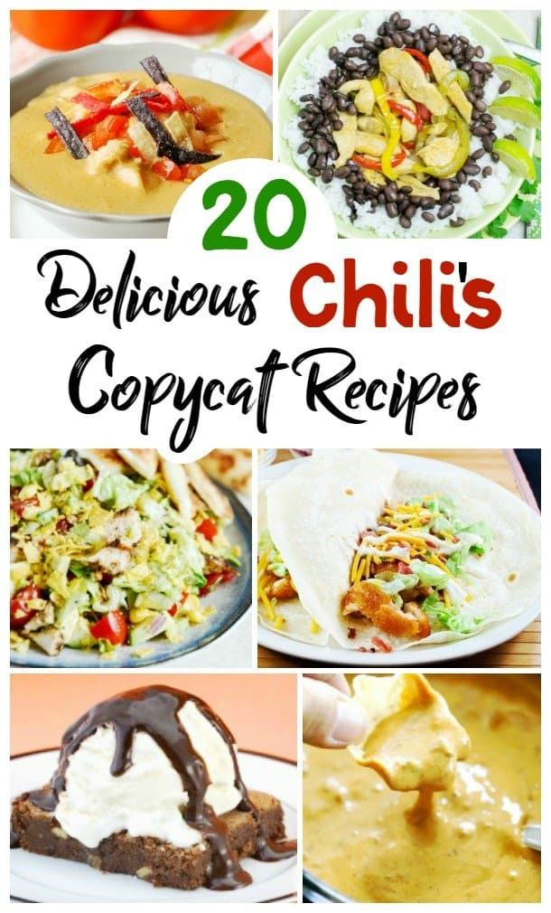 20 delicious chilis copycat recipes