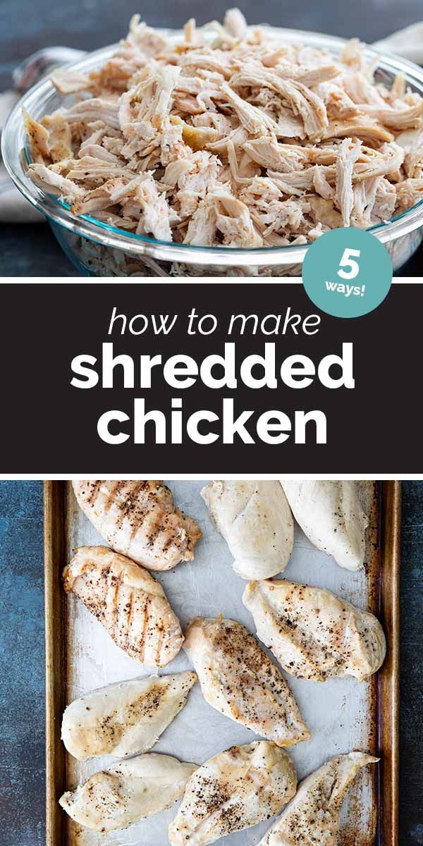 how to make shredded chicken in the oven