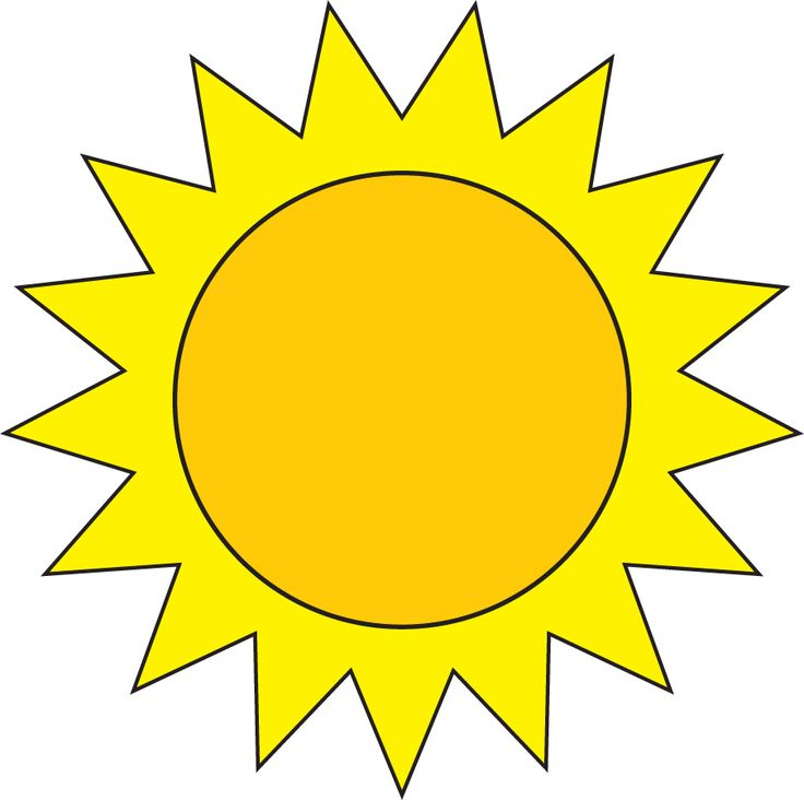 a yellow sun is shown in the middle of a white background and it appears to be an illustration