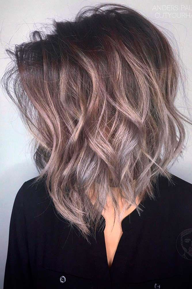 Trendy Medium Length Hairstyles for Thick Hair ★ See more: http://lovehairstyles.com/trendy-medium-length-hairstyles-for-thick-hair/ Black Outfits, School Hairstyles, Hair Tutorials, Brunette Hair Cuts, Hairstyles School, Beach Wave Hair, Shorthair Hairstyles, Long Hair With Bangs, Medium Hair Cuts