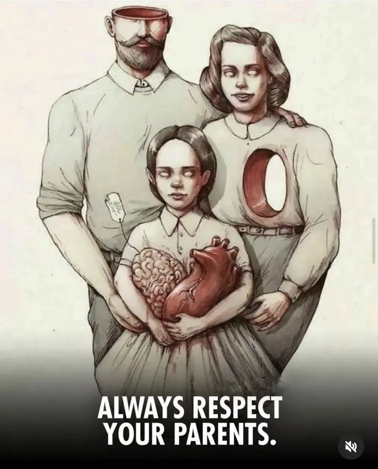 an image of a man and woman holding a heart with the words, always respect your parents